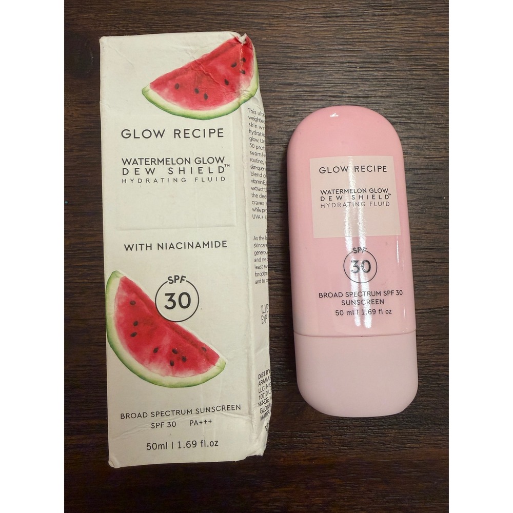 Glow Recipe Watermelon Glow Dew Shield Hydrating Fluid SPF 30 Sunscreen 50ml NEW